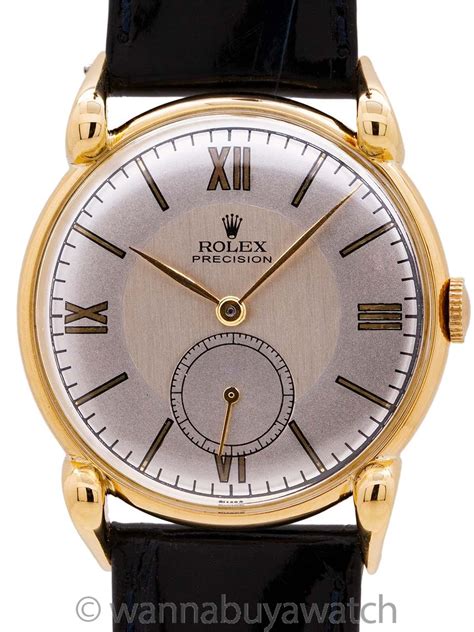 1940's rolex precision 18k|Rolex wrist watches for sale.